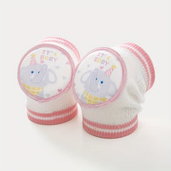 Baby Safety Cartoon Knee & Elbow Pads for Crawling Fun