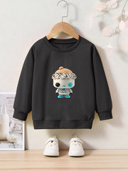 OERYUI Kids Graphic Sweatshirt Comfy Pullover Boys Girls Toy Gift
