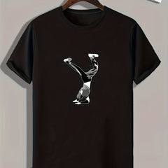 Dancer Graphic Tee for Men Casual Summer Shirt
