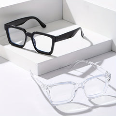 2pcs Men's Decorative Glasses Set
