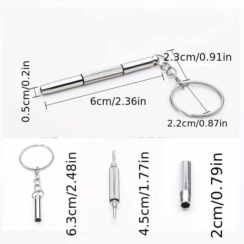 2pcs Glasses Repair Screwdriver Portable Tools