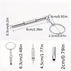 2pcs Glasses Repair Screwdriver Portable Tools