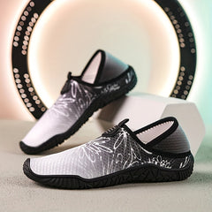 Men's Outdoor Floral Print Water Shoes Non Slip Aqua Socks