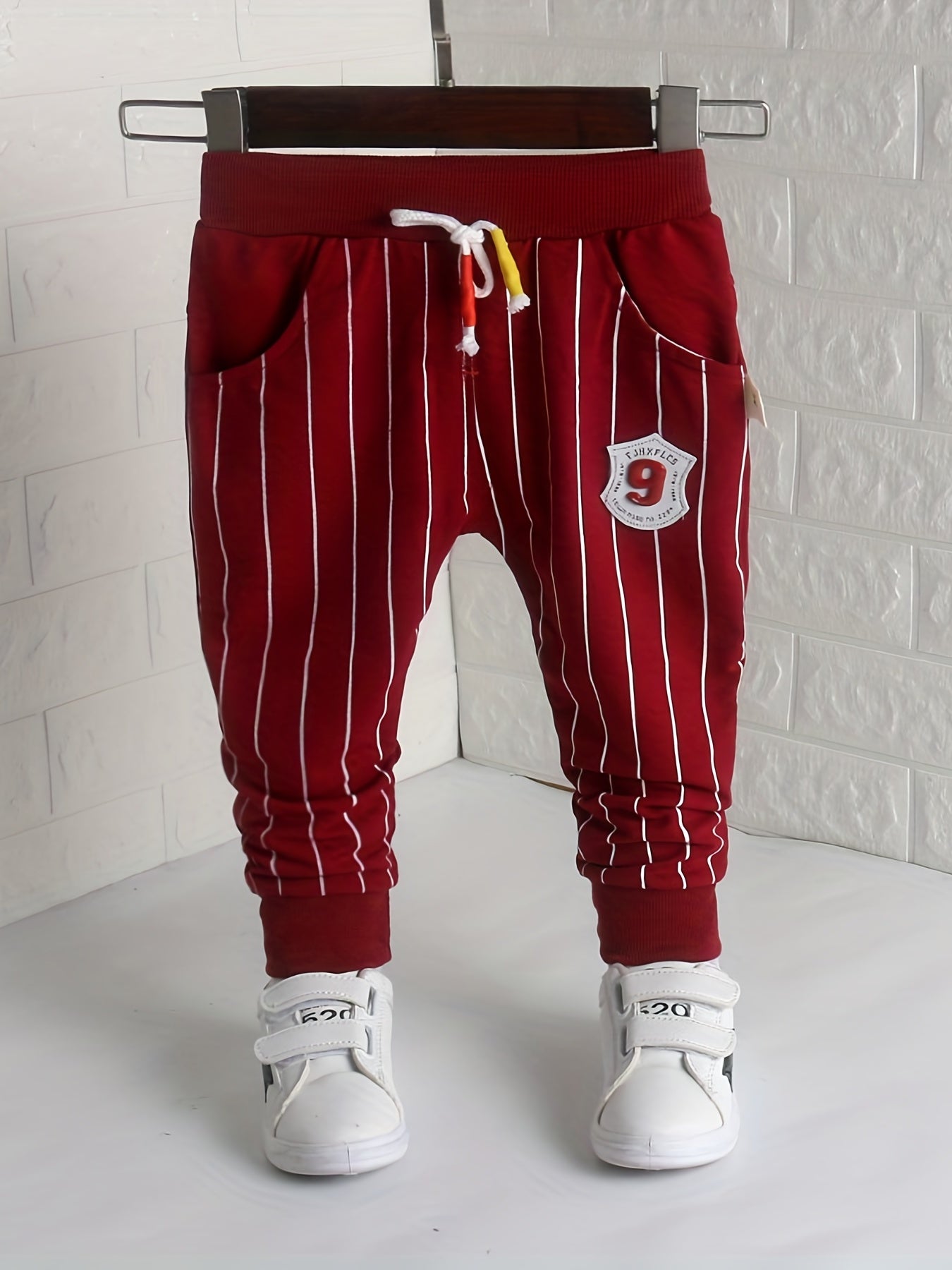 Baby Boy Girl Striped Footed Trousers