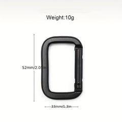 Aluminum Carabiner Buckle for Camping Hiking