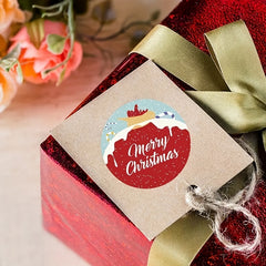 Christmas Sticker Set for Baking, Sealing & Wrapping, 500pcs