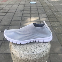 Men's Breathable Knit Sock Shoes Lightweight Slip On Sneakers