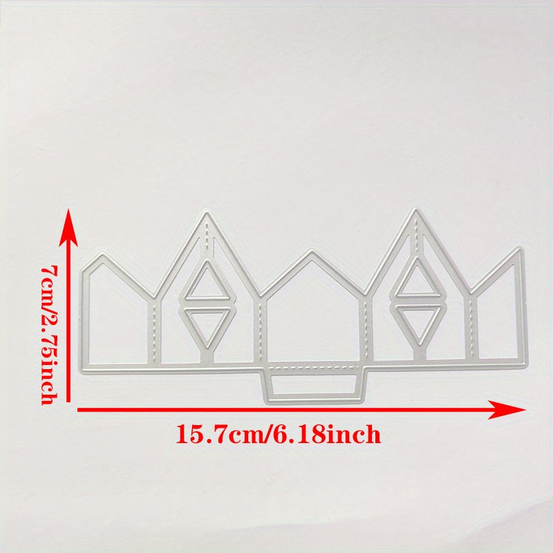 Triangular Flower Metal Cutting Dies for Scrapbooking DIY Cards Stencil