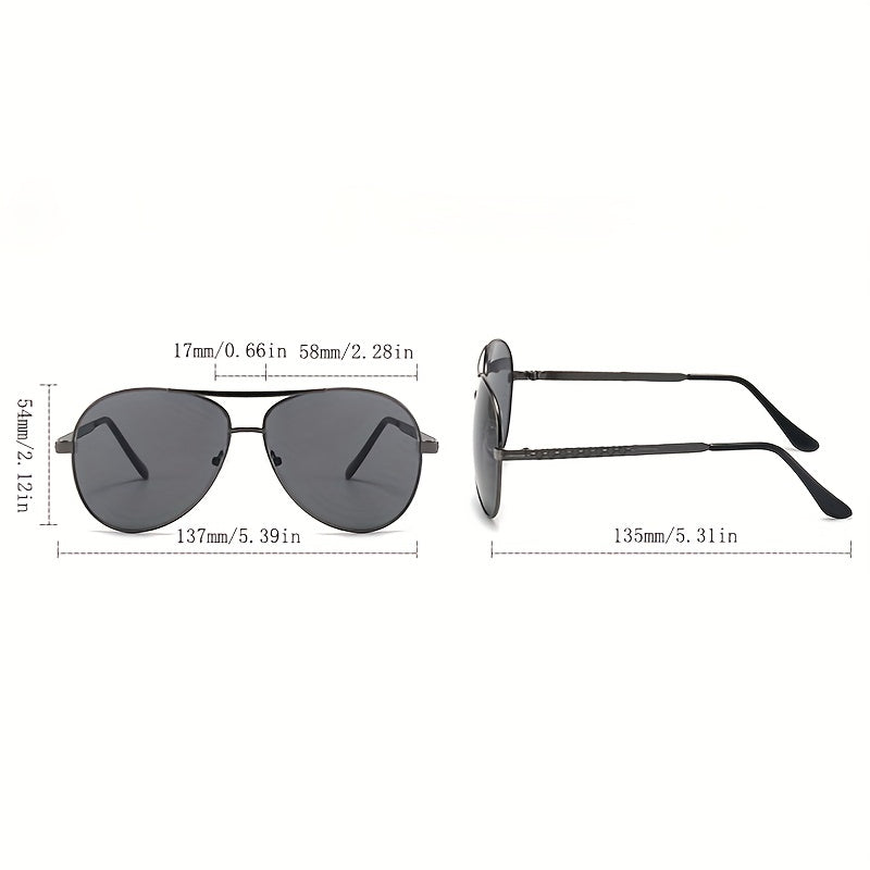 Men's Aviator Style Sunglasses UV Protection