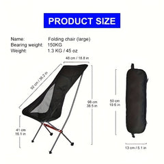 Portable Aluminum Alloy Camping Chair for Relaxing