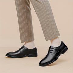 Men's Leather Oxford Shoes for Wedding Business