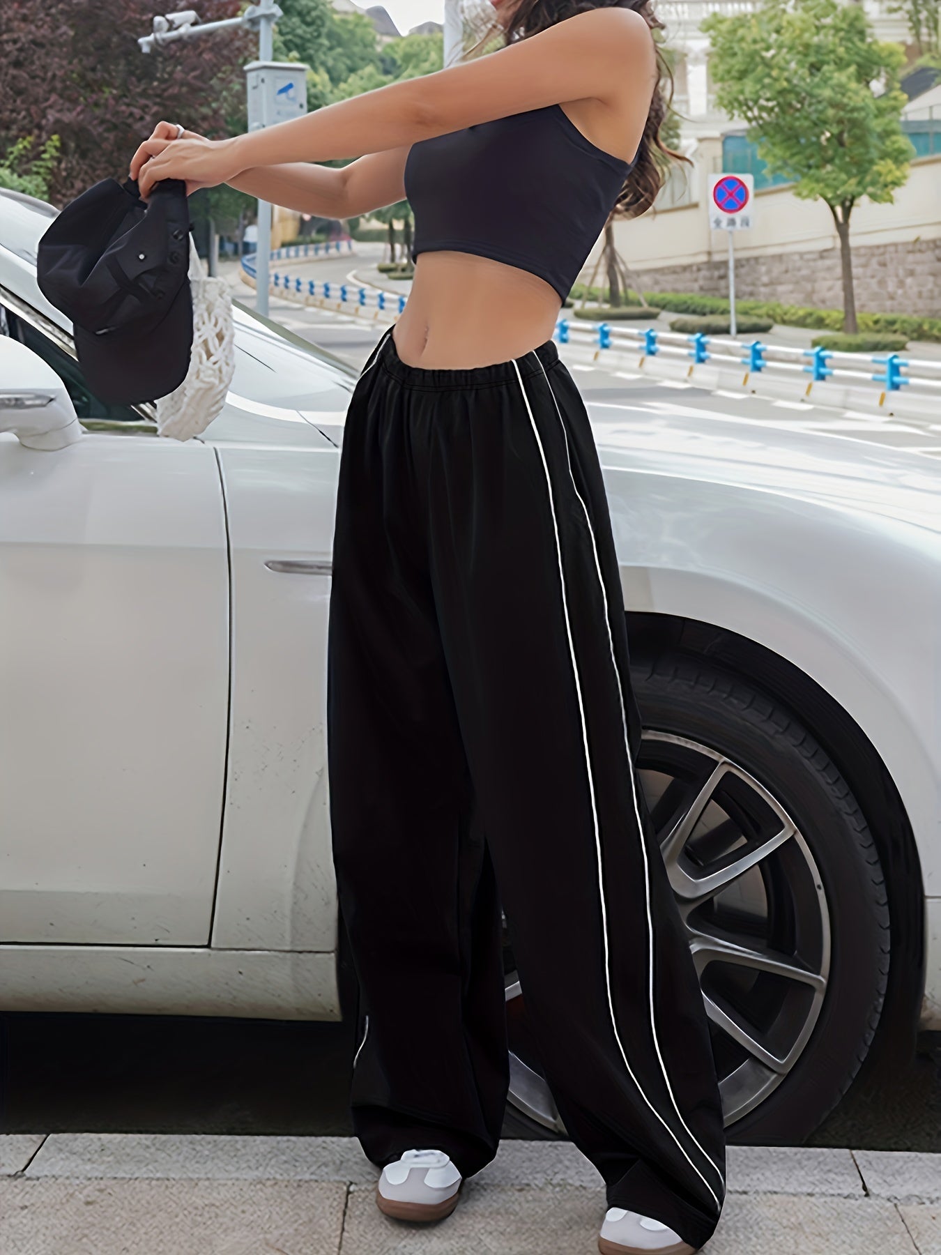 High Waist Wide Leg Pants for Women