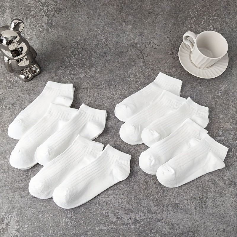 10 Pairs Lightweight Low Cut Ankle Socks Women's Stockings