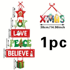 Christmas Tree Door Decoration for Party