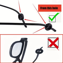 10 Pairs Clear Glasses Ear Grips Non Slip Comfort Holder