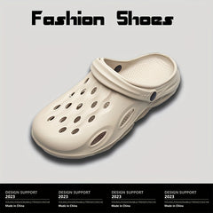 Men's Breathable Slip On Clog Sandals Casual Outdoor Walking Slippers