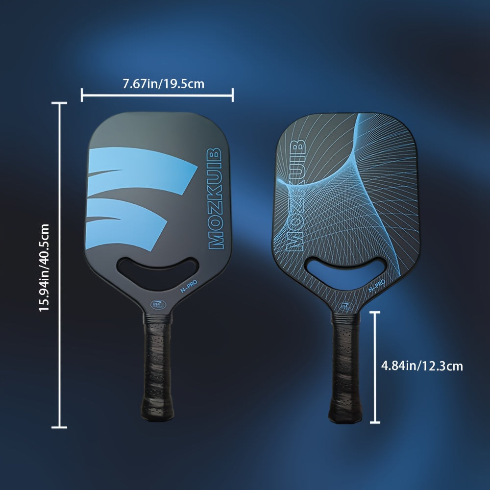 Thermal Pressed Pickleball Paddle Frosted Carbon Fiber Surface