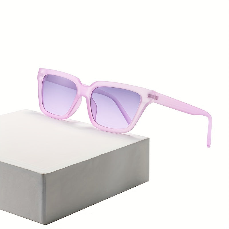 Cat Eye Sunglasses Gradient Lens Square Frame