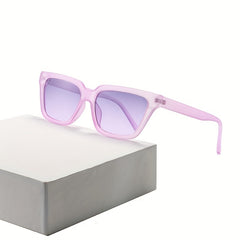 Cat Eye Sunglasses Gradient Lens Square Frame