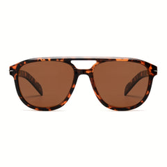 OUWEN Classic Polarized Square Aviator Sunglasses