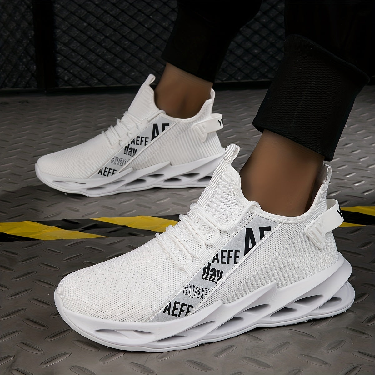 Men's Blade Slip-On Sneakers Breathable Athletic Shoes