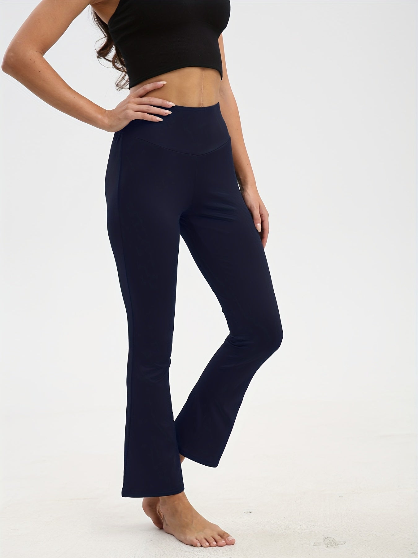 Yoga Sports Flare Leggings High Stretch Bootcut Pants Women's Activewear