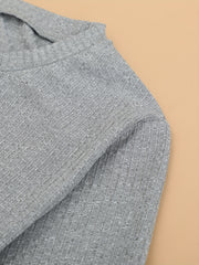 Girl's Comfy 2pcs Long Sleeve Top & Leggings Set Solid Casual Outfits