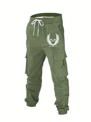 Men's Drawstring Cargo Joggers For Spring Summer Outdoor