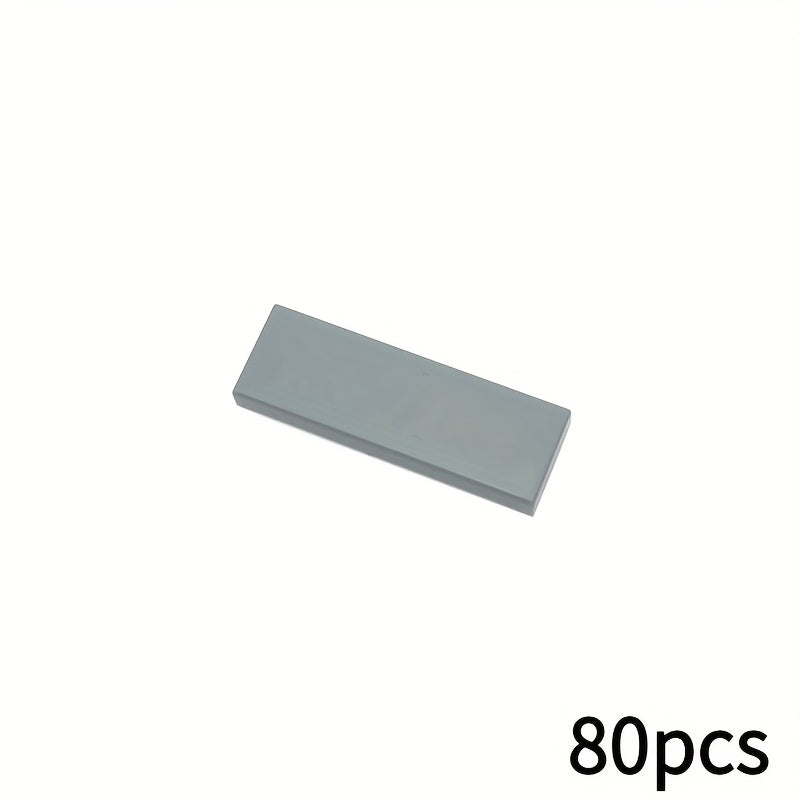 80pc 1x3 Flat Bricks for MOC Building Blocks 63864