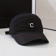 C Embroidery Baseball Cap Candy Casual Adjustable Dad Hats Unisex Couple Sun Hat