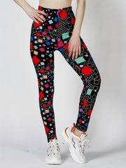 Geo Print Skinny Leggings Every Stretchy Leggings Women's