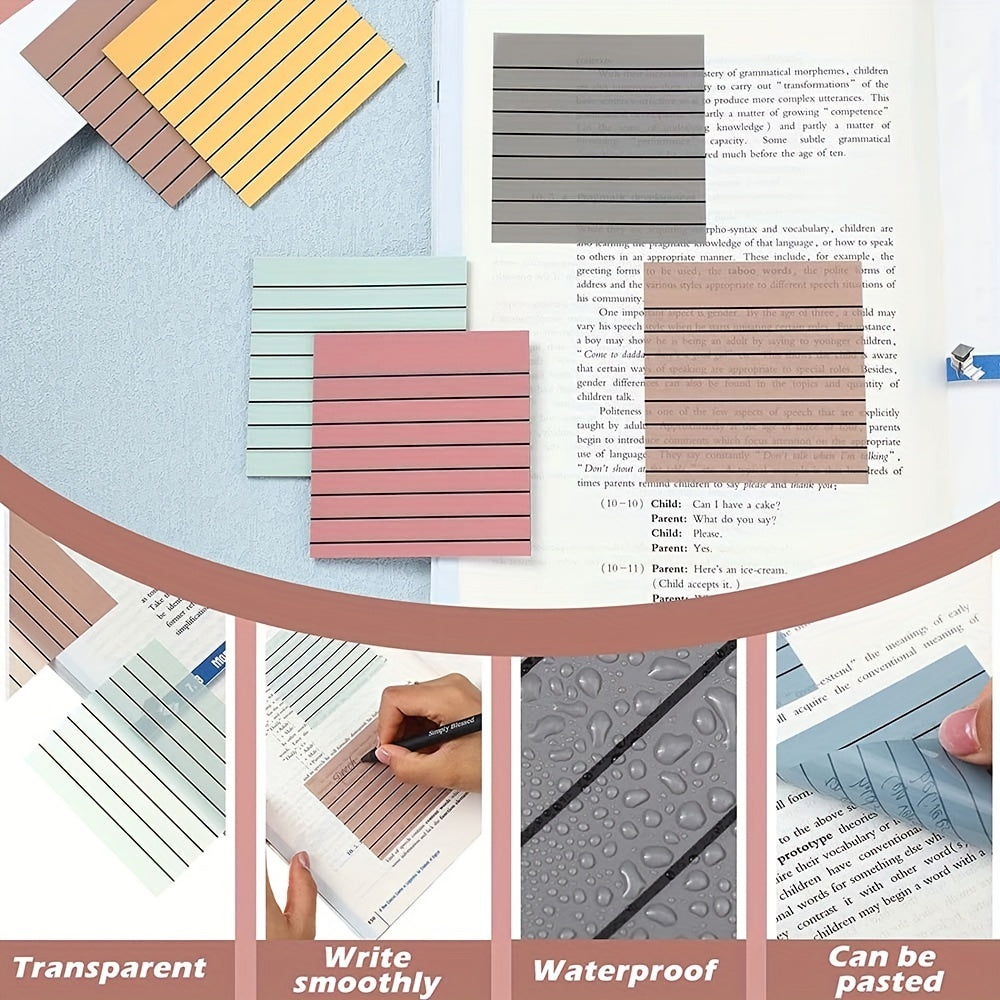 6 Pack Self Adhesive Square Sticky Notes 50 Pages Each Office Study Daily Use