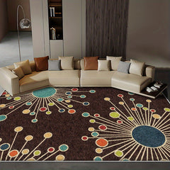 Large Geometric Indoor Outdoor Area Rug for Living Room Bedroom