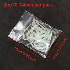 2M Fly Bait Body Flash Tying Ribbon Thread Fishing Accessories