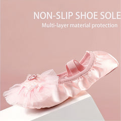 Girl's Solid Dance Shoes Soft Sole Ballet Shoes For Kids Outdoor Activities