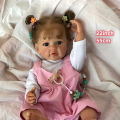 22in Reborn Baby Dolls Full Body Silicone Realistic Newborn Baby Dolls