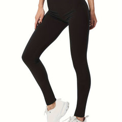 Slim Fit Stretch Cropped Yoga Leggings Women's Activewear