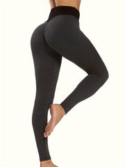 Honeycomb Butt Lifting High Waist Yoga Pants