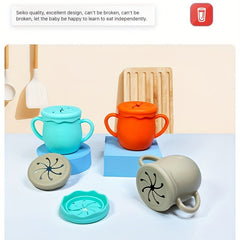 Anti-fall Baby Learning Drinking Cup with Lid