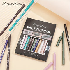 Colorful Eyeliner Pen Pearly Eyeshadow Pencil Gel Green Smudge Proof