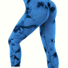 Tie Dye Yoga Pants High Waist Butt Lifting Leggings