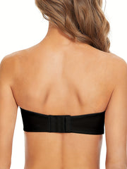 Solid Push Up Bra Comfy & Breathable Everyday Bra