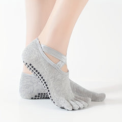 Women's Breathable Yoga Socks Non-slip Pilates Ballet Fitness Training Socks
