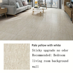 10pcs Marble Self-Adhesive PVC Floor for Living Room Restaurant Office