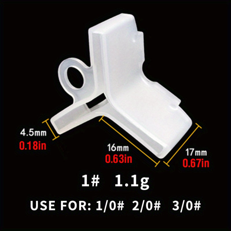 10pcs Fishing Treble Hooks Covers Set 5 Sizes Safety Protector Case Caps