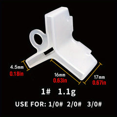 10pcs Fishing Treble Hooks Covers Set 5 Sizes Safety Protector Case Caps