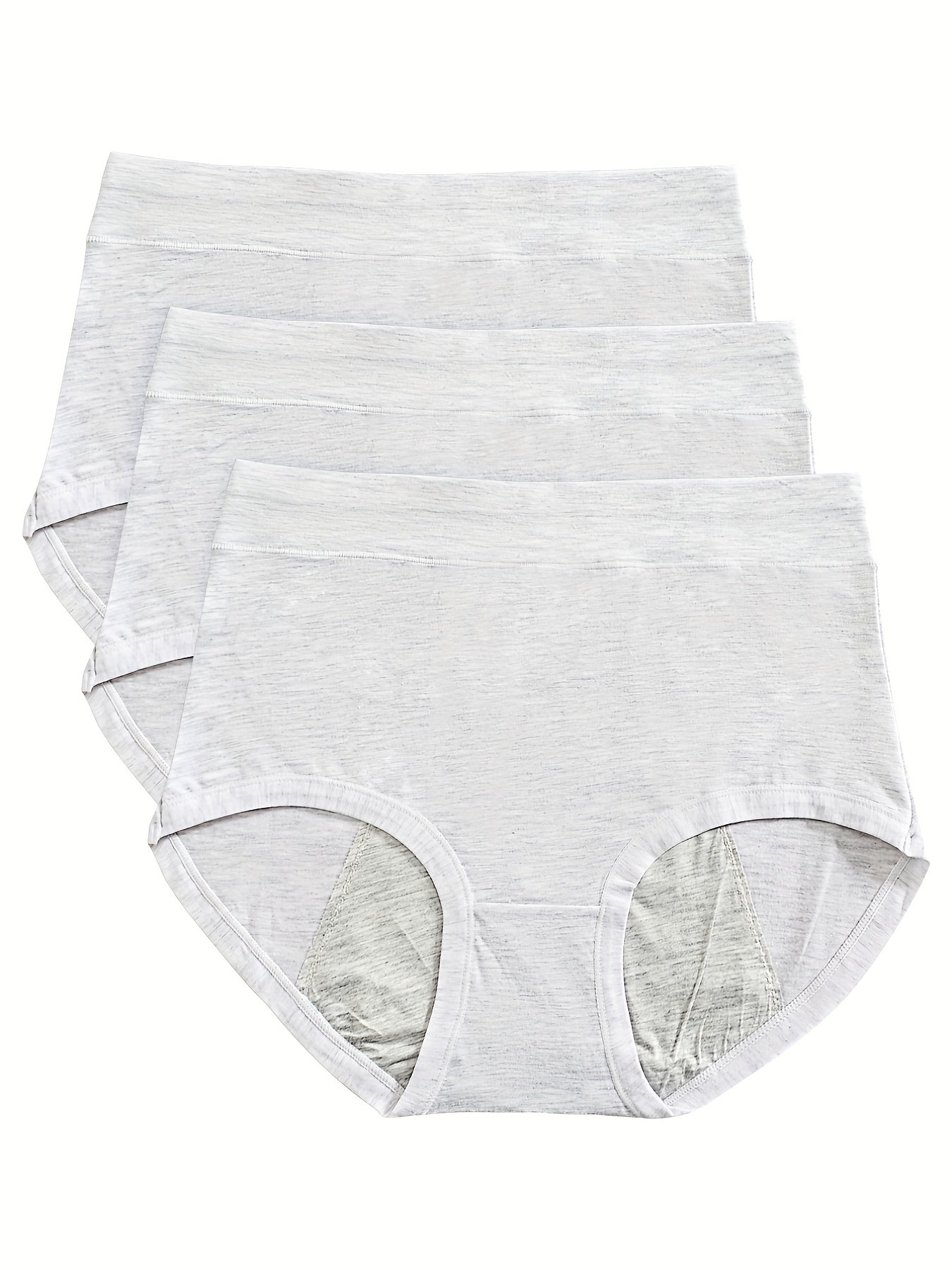3pcs Period Panties Comfy Full Coverange Anti Leak Women's Lingerie