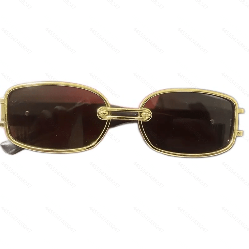 Square Metal Frame Sunglasses UV400