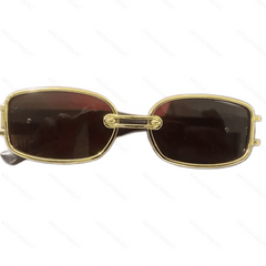 Square Metal Frame Sunglasses UV400