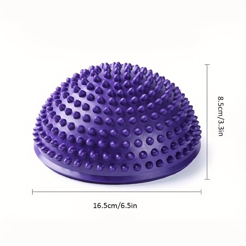 PVC Semi Circular Durian Ball Inflatable Half Yoga Massage Balls
